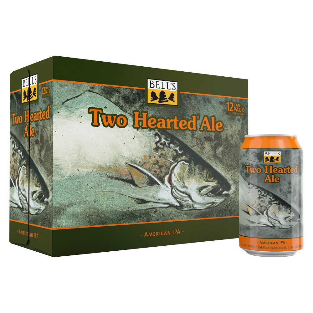 slide 2 of 2, Bell's American IPA Two Hearted Beer 12 - 12 fl oz Cans, 12 ct; 12 oz