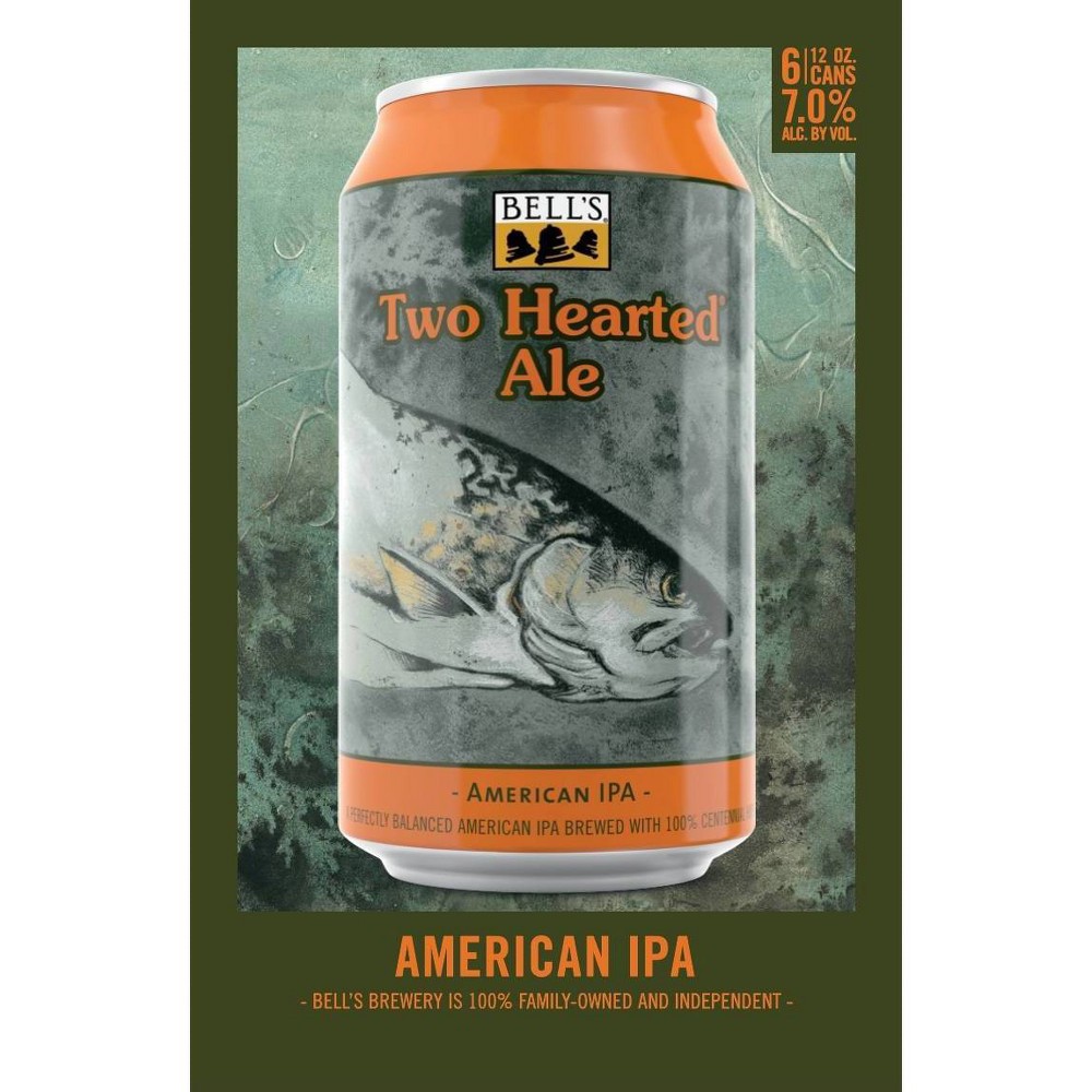 slide 2 of 2, Bell's Beer, American IPA, Two Hearted, 6 ct; 12 oz