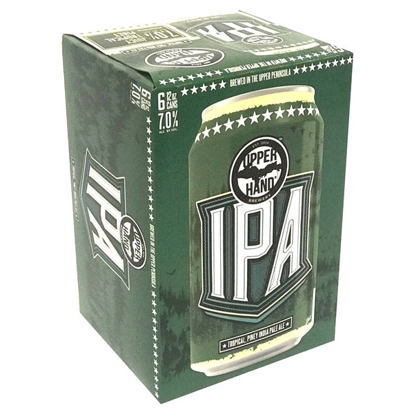 slide 4 of 5, Upper Hand IPA Beer, 6 Pack, 12 fl oz Cans, 6 ct; 12 oz