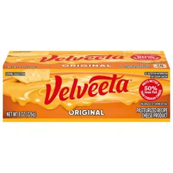 Velveeta Original Pasteurized Recipe Cheese Product, 8 oz Block