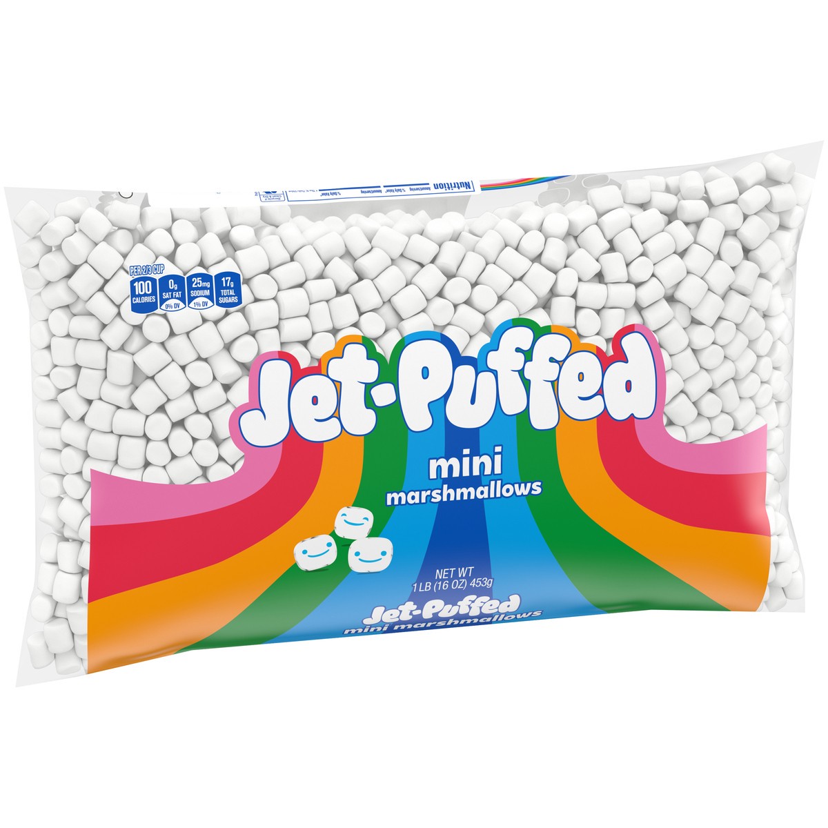 slide 8 of 9, Jet-Puffed Mini Marshmallows, 1 lb Bag, 1 lb