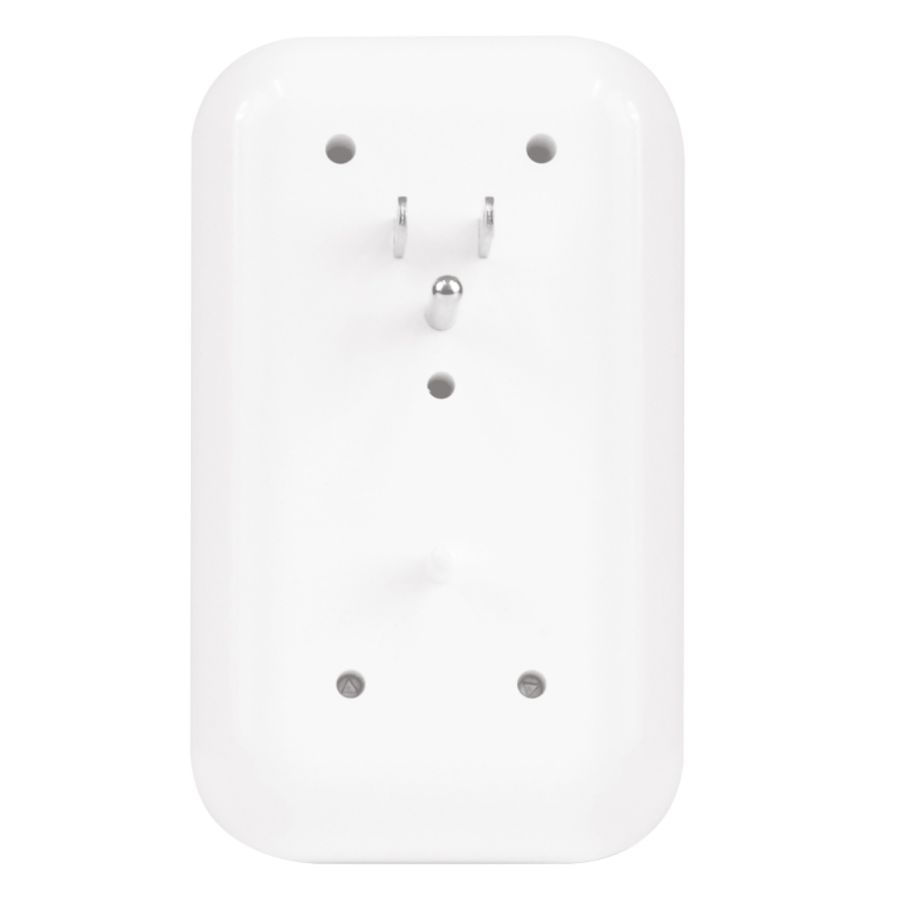 slide 5 of 6, Aluratek Led Nightlight With 4 Ac Outlets And 2 Usb Ports, White, 1 ct