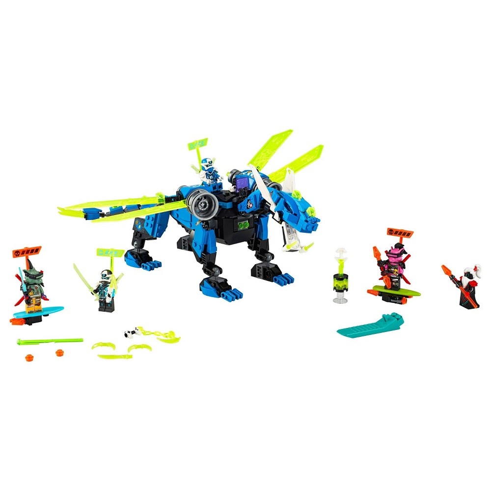 slide 3 of 7, LEGO NINJAGO Jay's Cyber Dragon 71711 Ninja Building Set, 1 ct