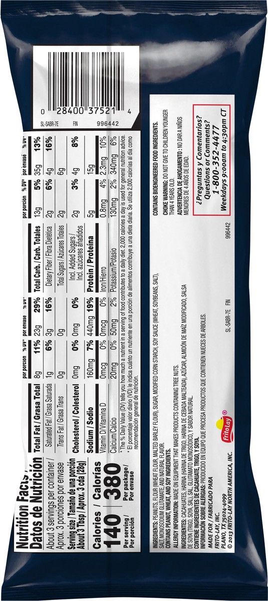 slide 2 of 3, Sabritas Crunchy Coated Peanuts Japanese Style 2 3/4 Oz, 2.75 oz