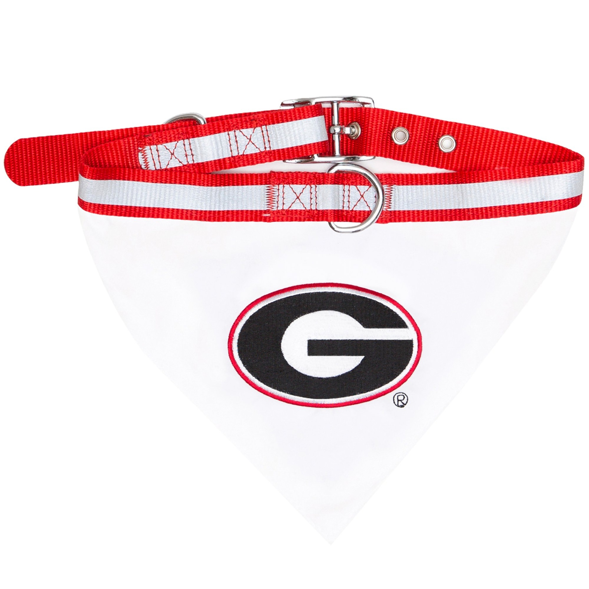 slide 1 of 1, Pets First Georgia Bulldogs Collar Bandana, MED