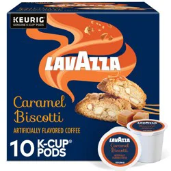 Lavazza Caramel Biscotti Coffee 10 - 0.35 oz K-Cup Pods
