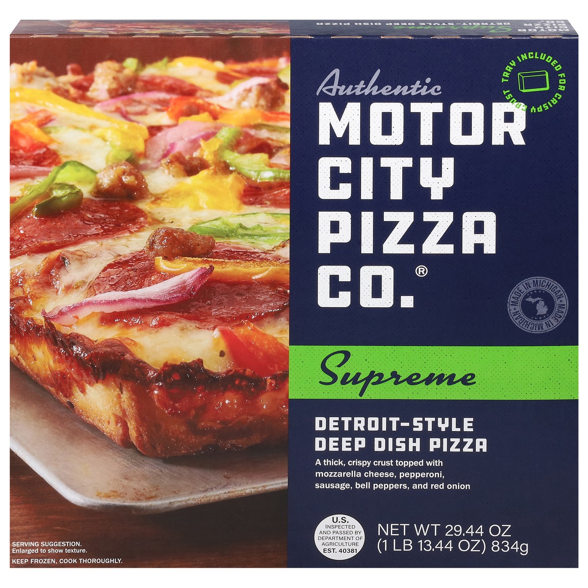 slide 1 of 11, Motor City Pizza Co. Pizza, 29.44 oz