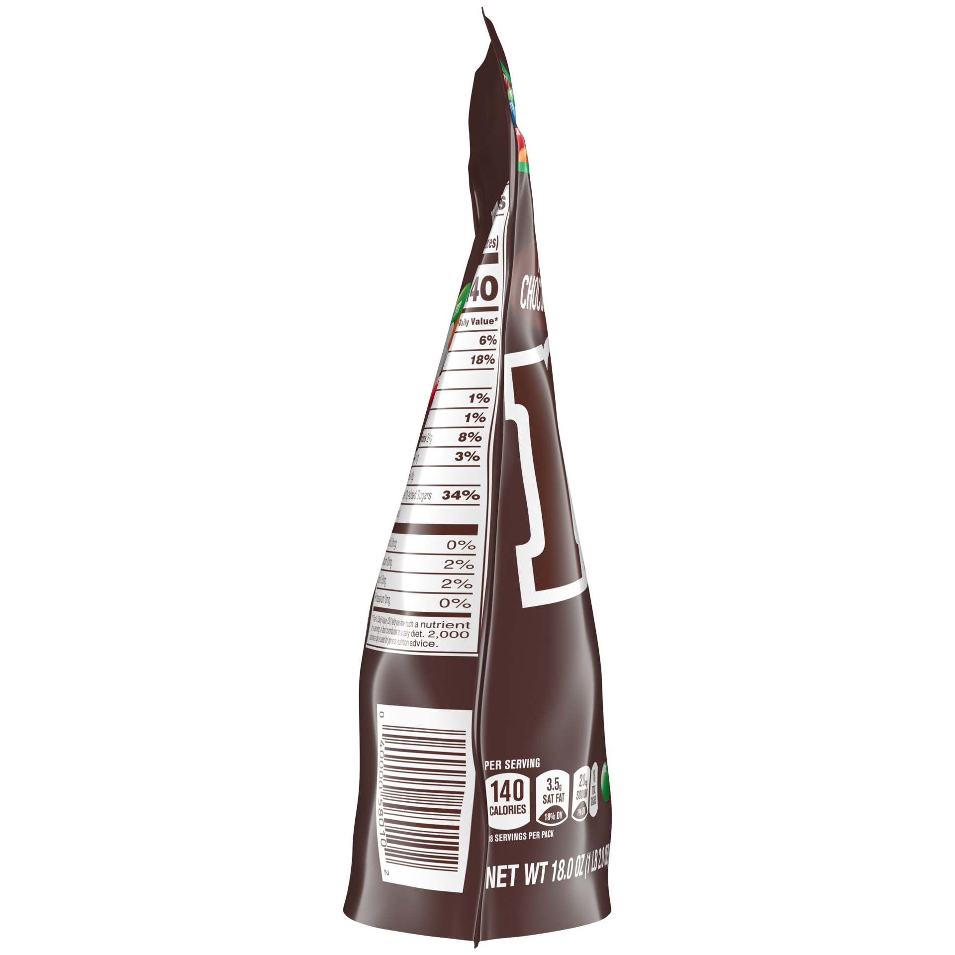 slide 2 of 5, M&M'S Milk Chocolate Candy, Family Size, 18 oz Resealable Bulk Candy Bag, 18 oz