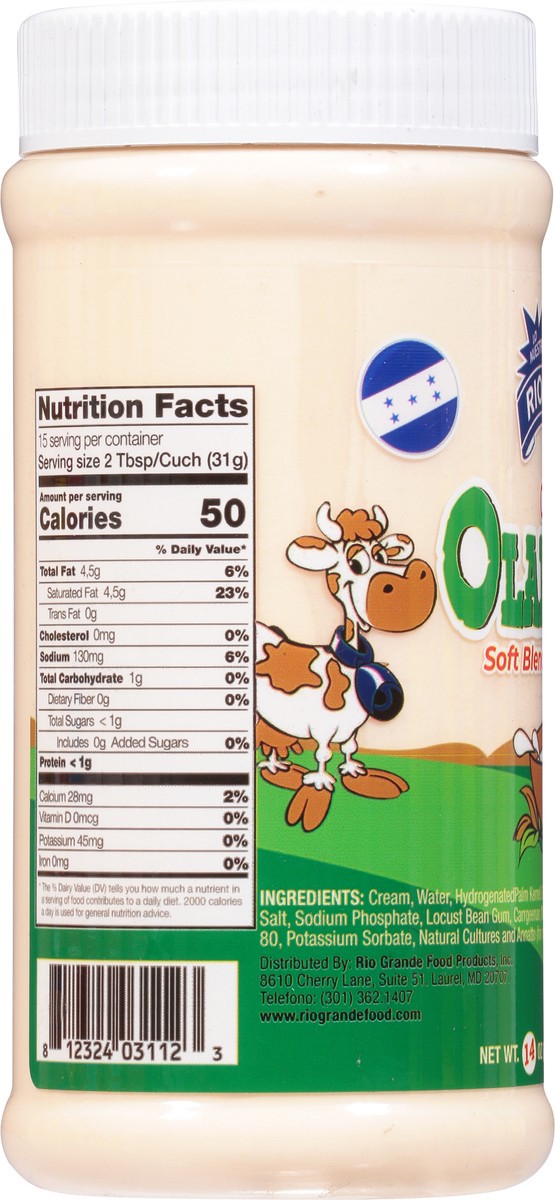 slide 2 of 9, Rio Grande Crema Olanchito Soft Blend Dairy Spread 14 oz, 14 oz