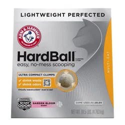 ARM & HAMMER Hardball Lightweight Cat Litter, Multi-Cat Clumping Litter, for No-Mess Scooping, 10.5 lb