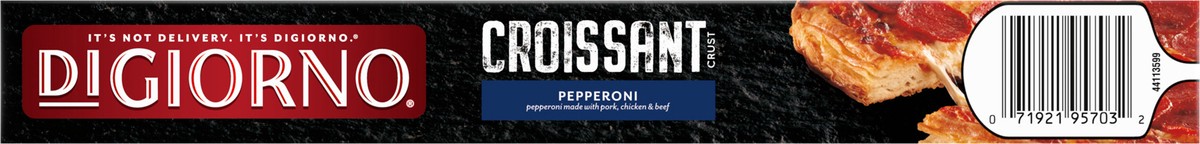 slide 4 of 9, Digiorno Croissant Crust Pepperoni Frozen Pizza, 25 oz