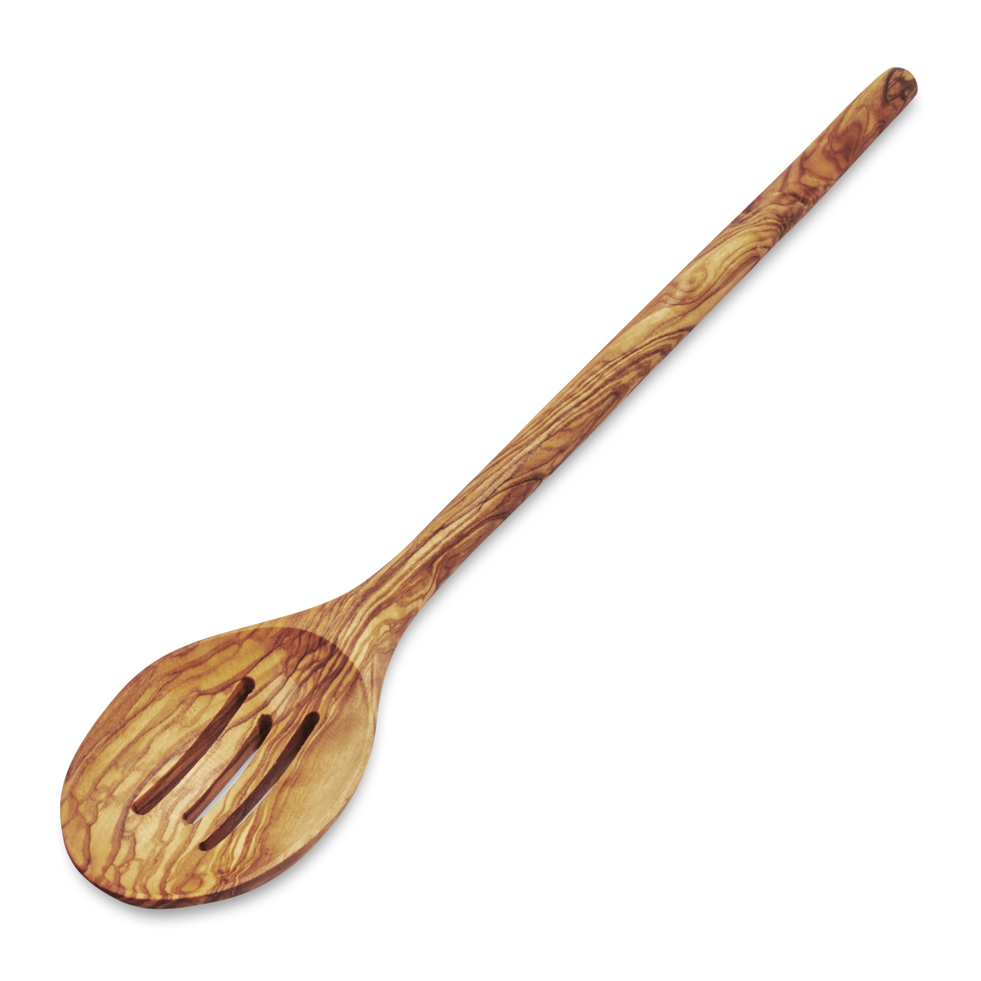 slide 1 of 1, Sur La Table Olivewood Slotted Spoon, 1 ct