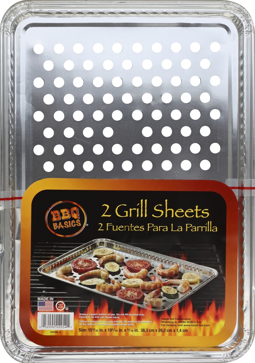 slide 4 of 4, BBQ Basics Handi Foil Bbq Grill Sheet, 1 ct