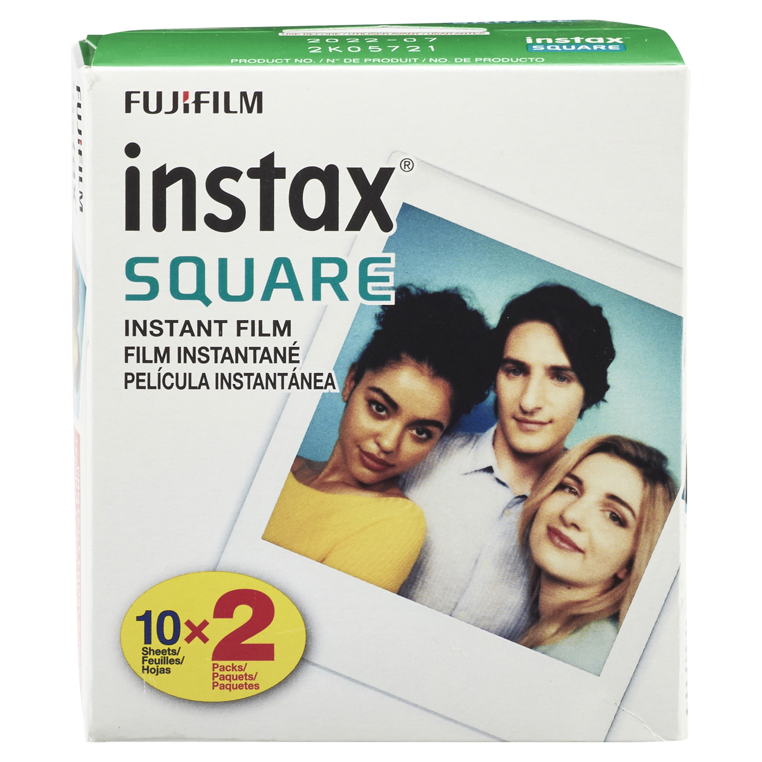 slide 1 of 2, Fujifilm Instax Square Instant Film, 2 ct; 10 ct