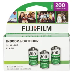 Fuji Film 35mm 200 Iso 3-Pk 108 Exposures