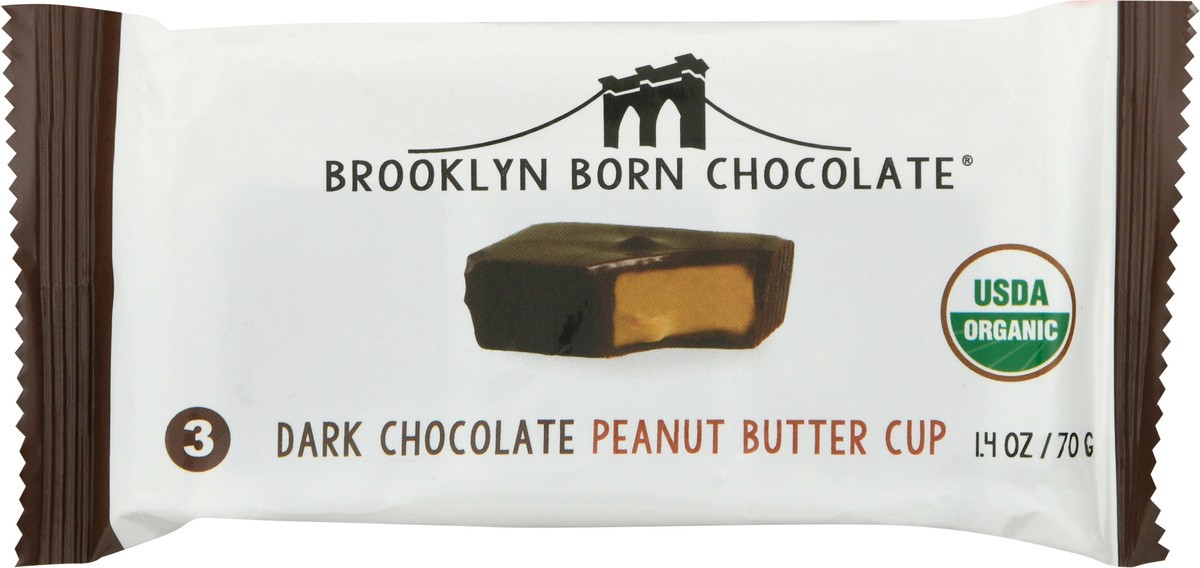 slide 2 of 11, Brooklyn Born Chocolate Dark Chocolate Peanut Butter Cup 3 ea, 3 ct