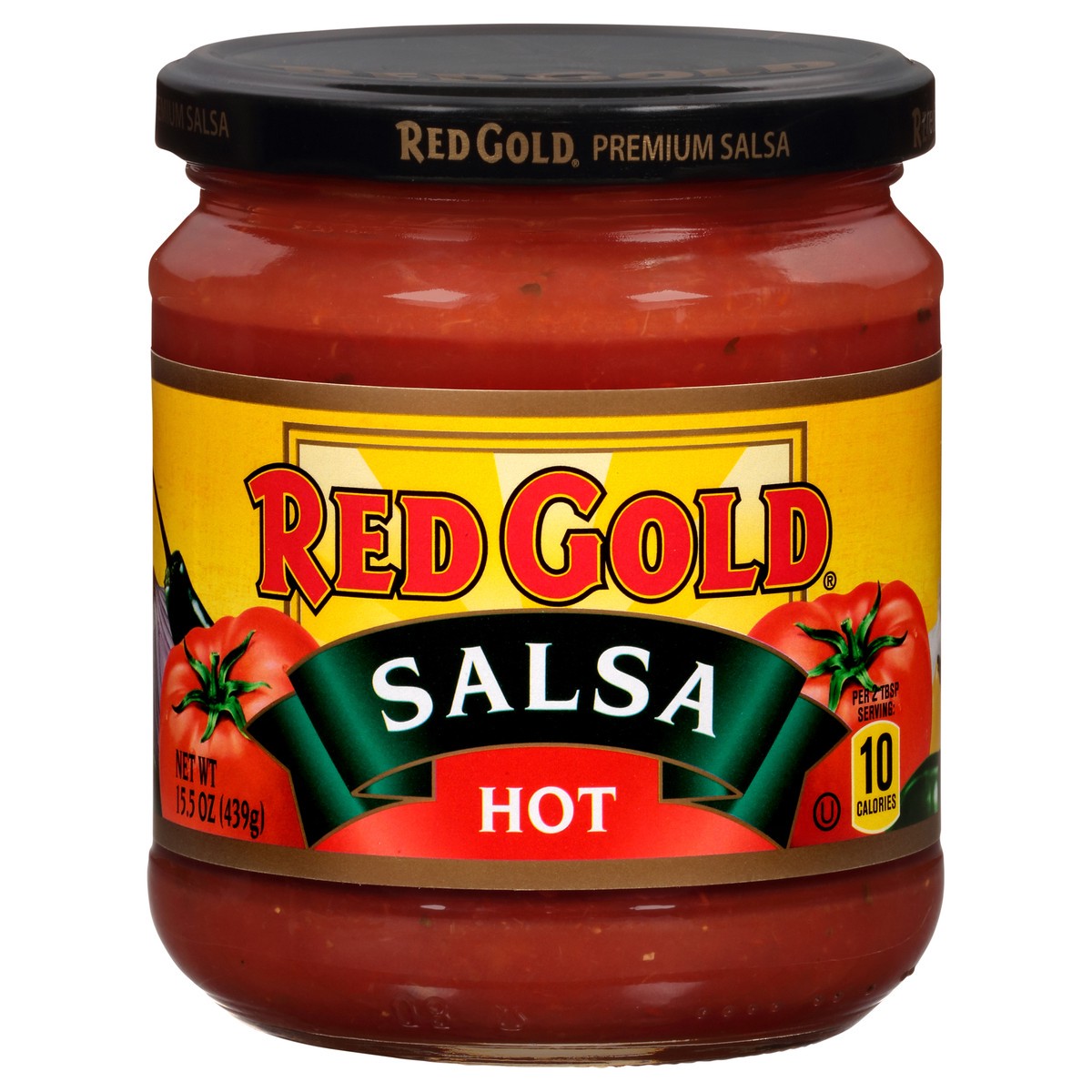 slide 5 of 11, Red Gold Hot Salsa 15.5 oz. Jar, 15.5 oz