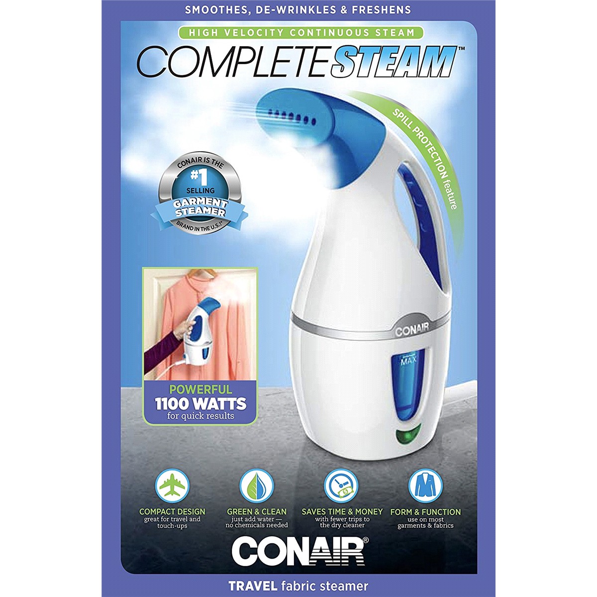 slide 2 of 2, Conair Fabric Steamer 1 ea, 1 ct