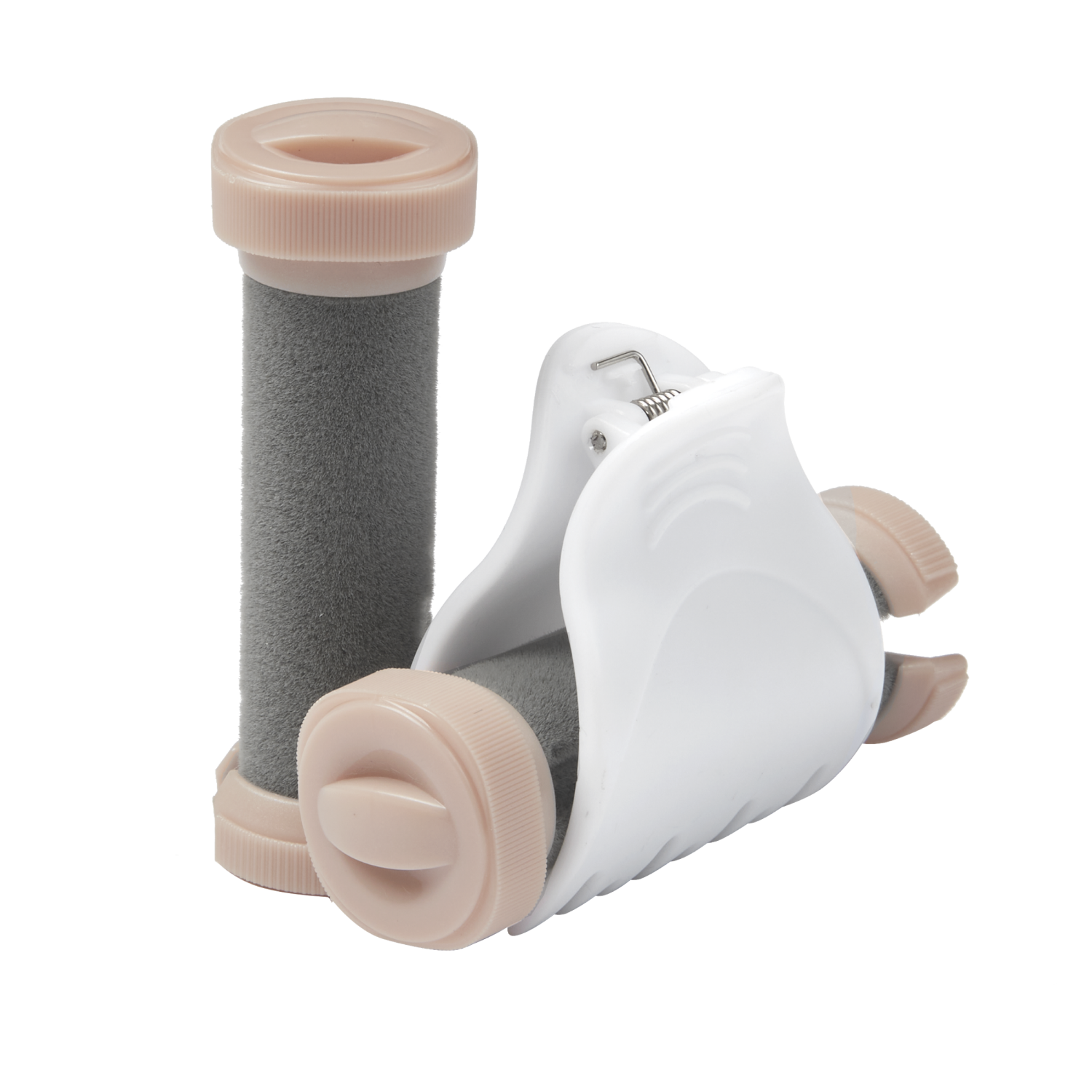 slide 2 of 2, Conair Ceramic Flocked Roller Set With Clips 20Pc, 20 ct