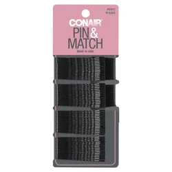Conair Black Pin & Hold Hair Pins 90 Each