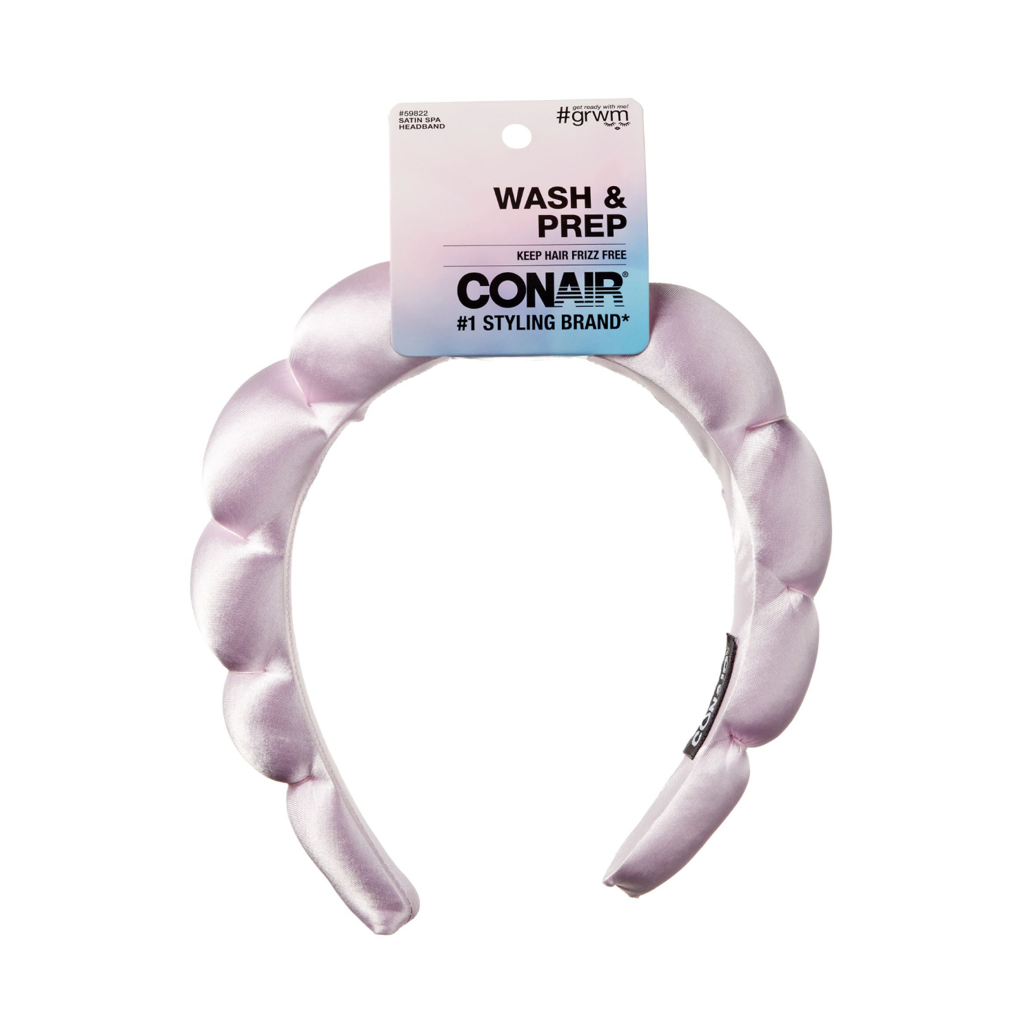 slide 1 of 2, scünci Scunci Satin Spa Headband Pink 1 pk, 1 ct