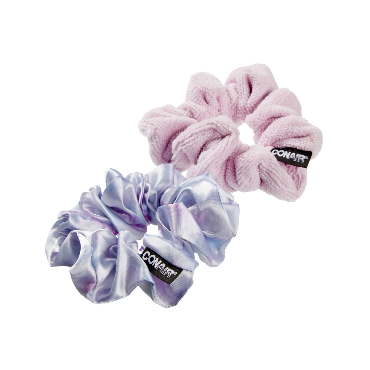 slide 2 of 2, scünci Scunci Towel and Scrunchie Set Lavender 2pc, 2 ct