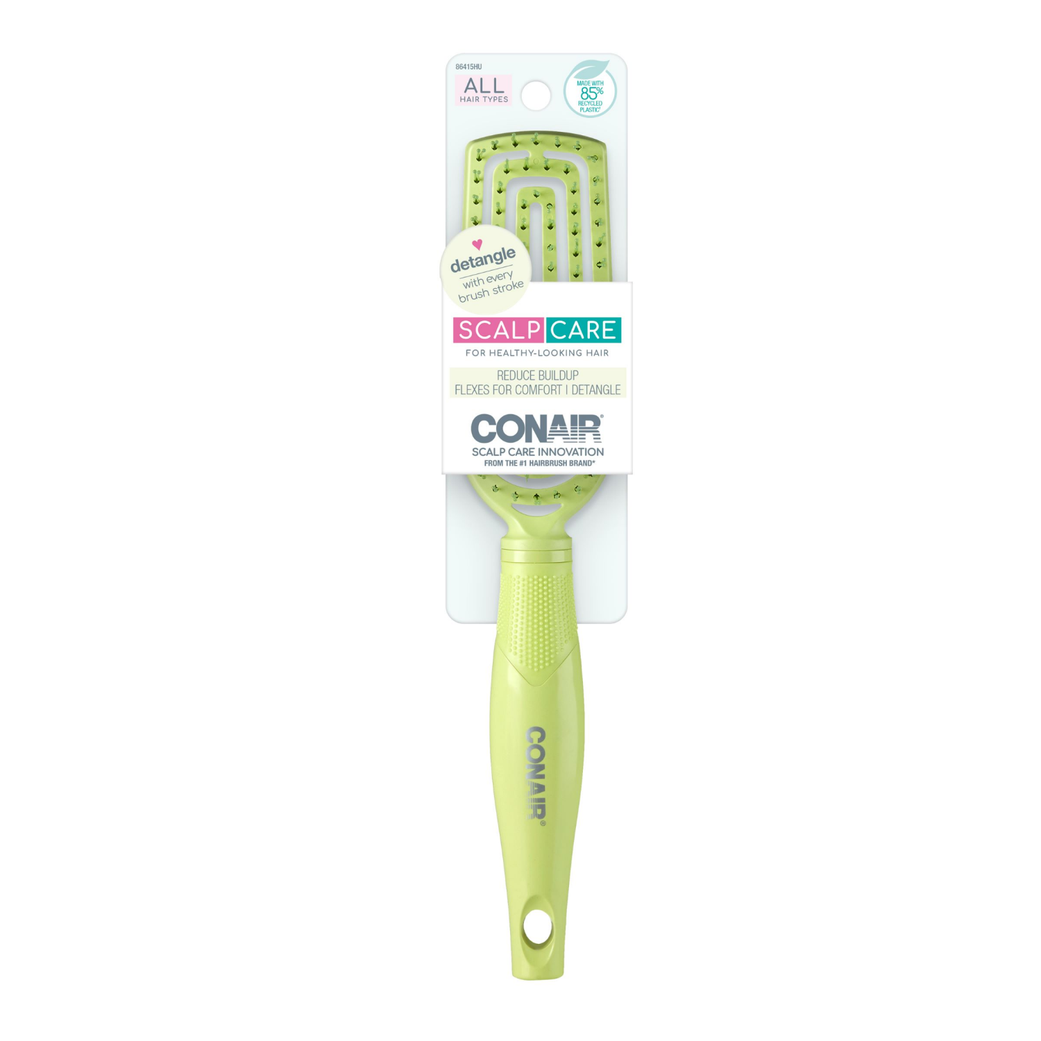 slide 1 of 2, Conair Scalp Care Flexi Head Slim Cushion Hair Brush, 1 ct