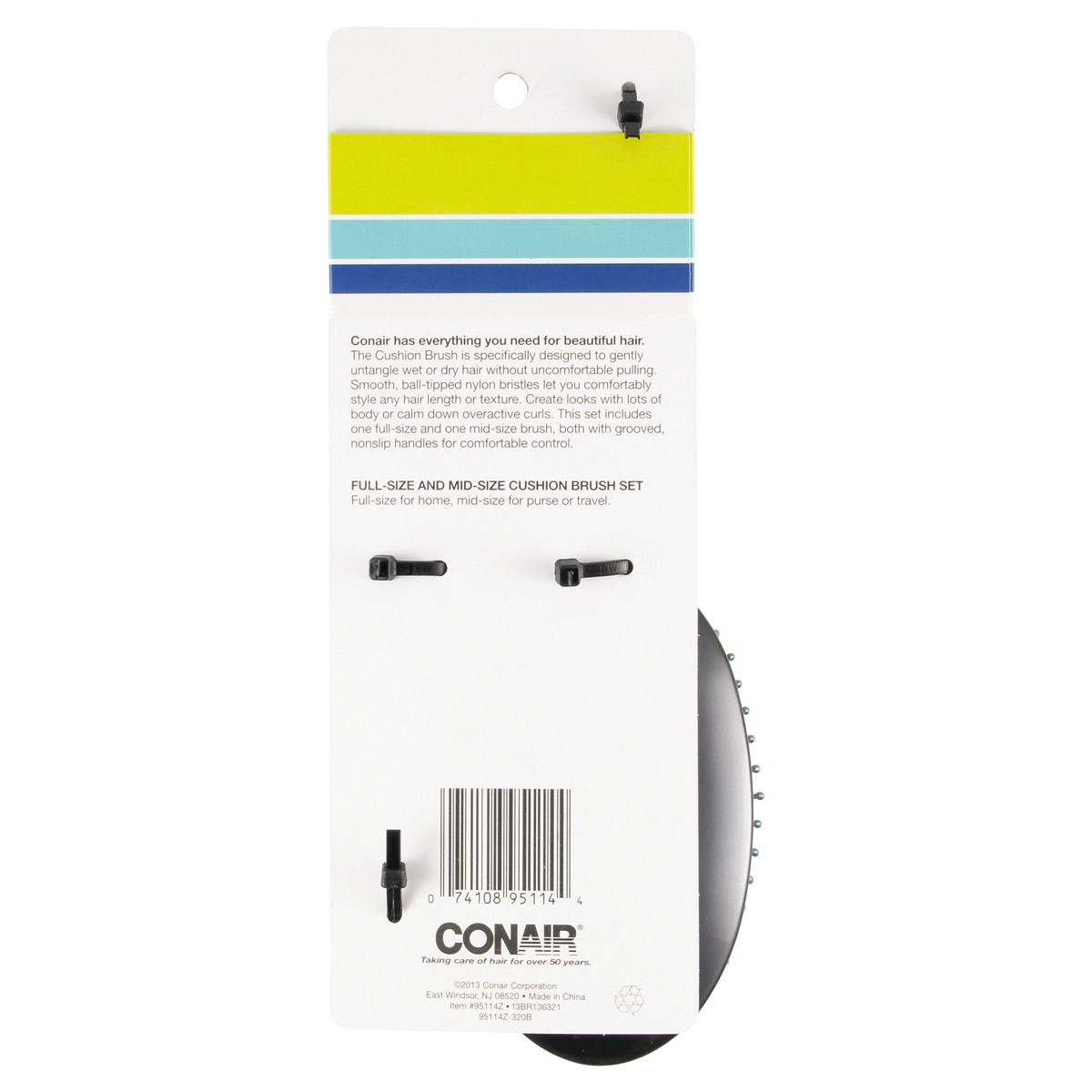 slide 2 of 2, Conair Professional Salon Results Hair Brushes 2 ea, 2 ct