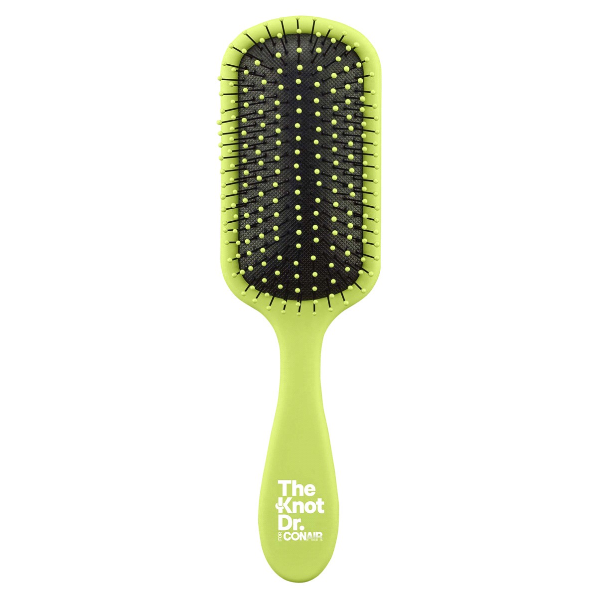slide 5 of 5, Conair Knot Dr. Pro Brite Hairbrush - Pomelo Green, 1 ct