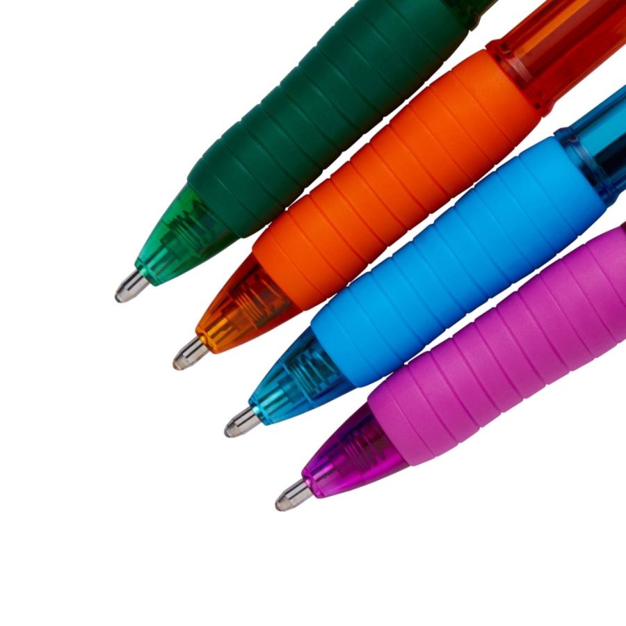 slide 3 of 10, Paper Mate Profile Assorted Color Ball Point Pens, 4 ct