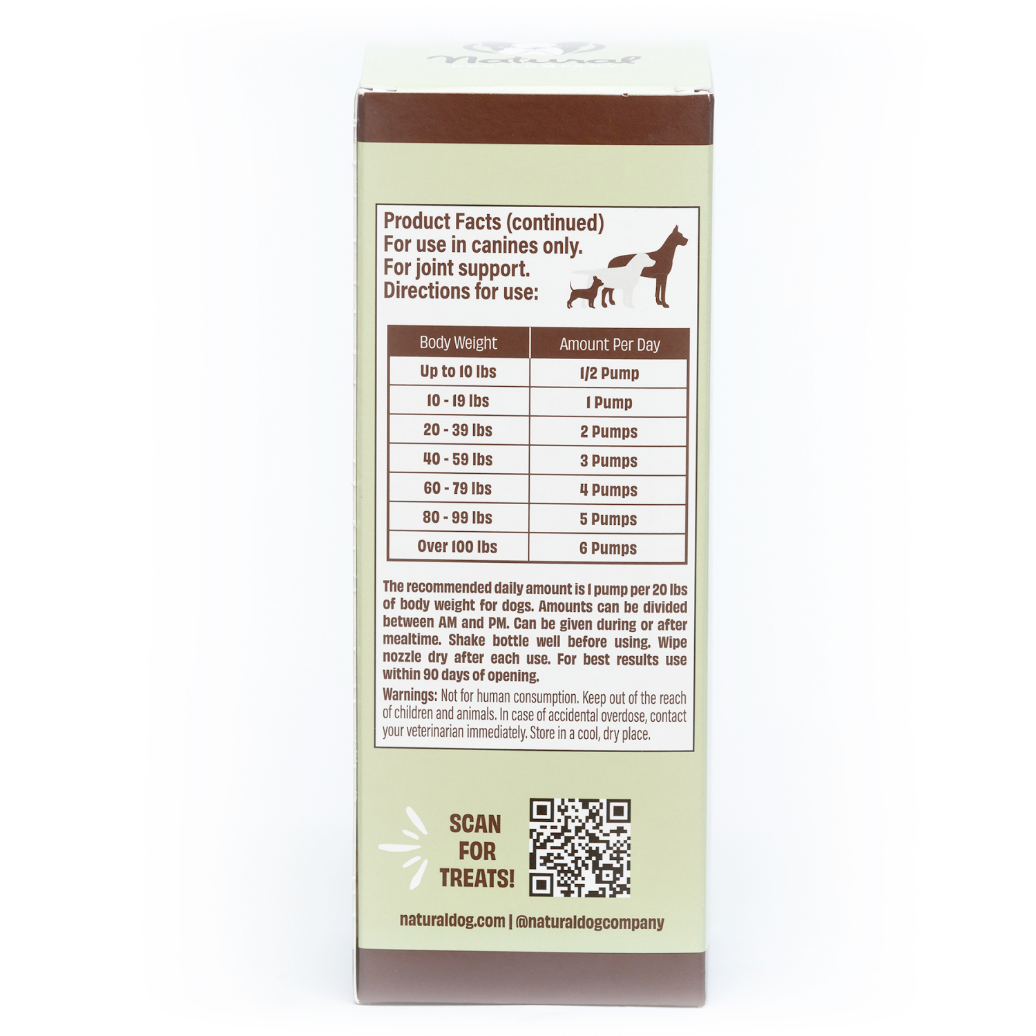 slide 3 of 4, Natural Dog Liquid Hip & Joint Oil, 16 oz, 16 oz