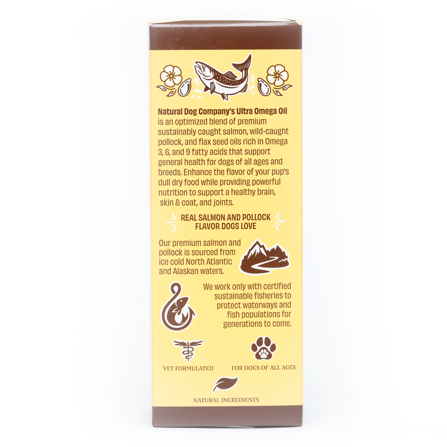 slide 3 of 3, Natural Dog Omega Oil, 16 oz, 16 oz