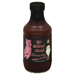 No Naked Meat Barbecue Sauce 16 oz