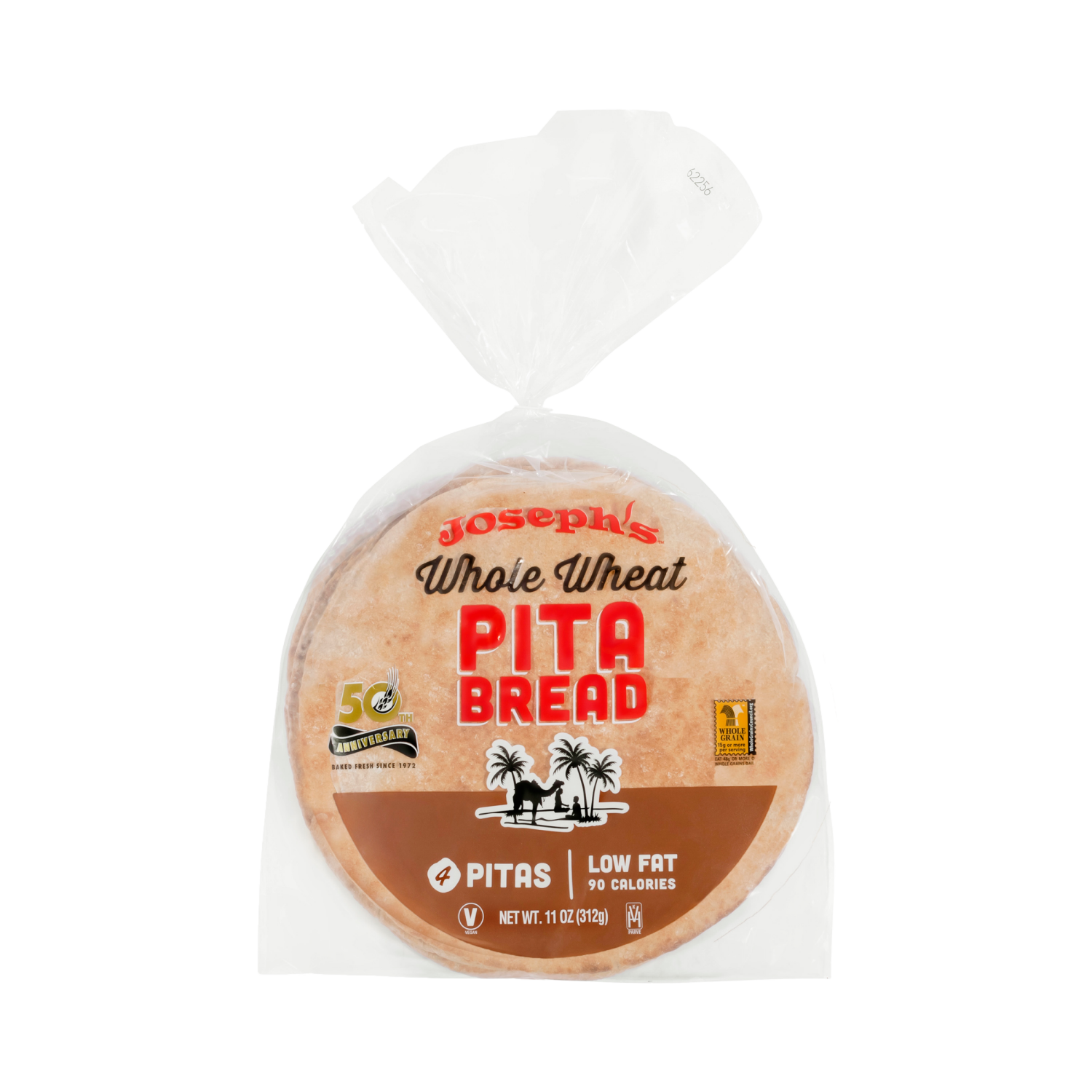 slide 1 of 2, Joseph's Pita Bread, Whole Wheat, 4 ct