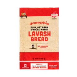 Joseph's Lavash Bread, Flax, Oat Bran & Whole Wheat