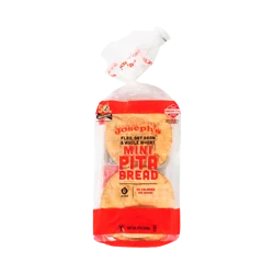 Joseph's Pita Bread, Flax, Oat Bran & Whole Wheat, Mini