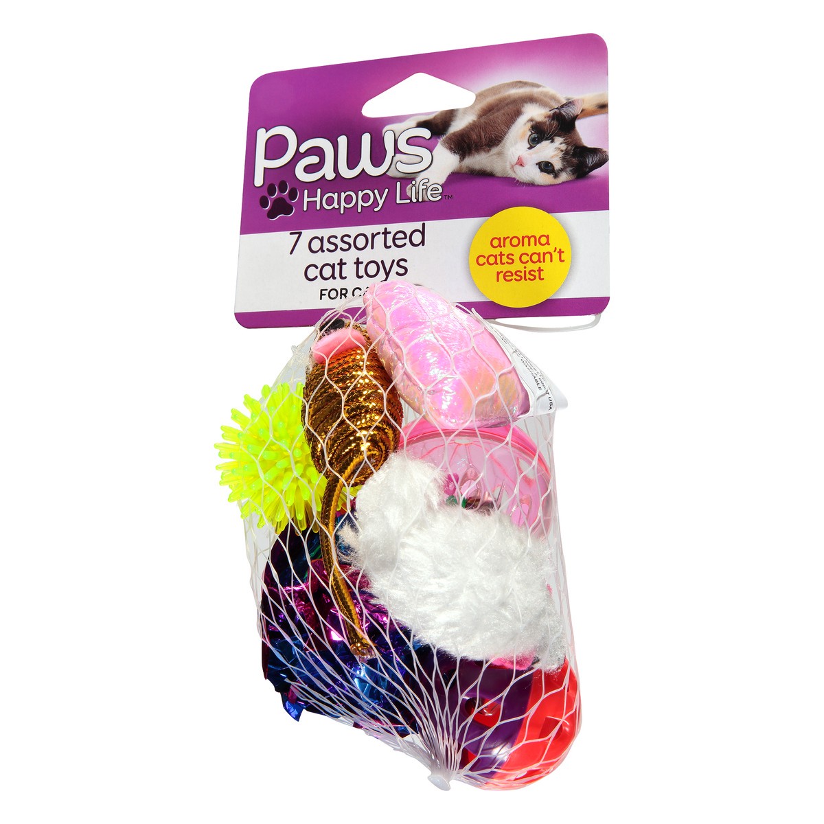 slide 5 of 11, Paws Happy Life For Cats Assorted Cat Toys 7 ea, 7 ct