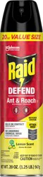 Raid Roach & Ant Killer 26, Indoor Insecticide, Residual Killing Power, Lemon Scent, 20 oz