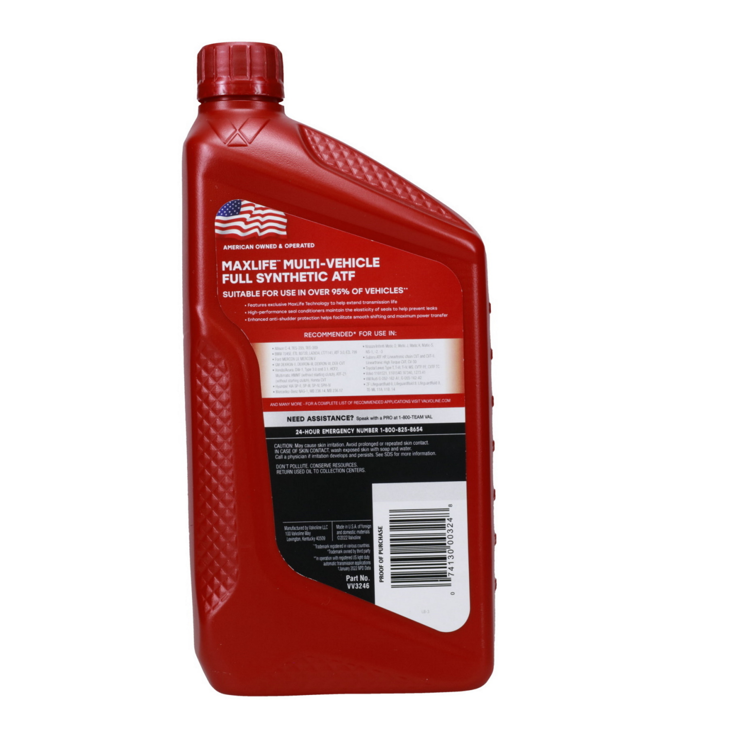 slide 2 of 3, Valvoline Full Synthetic Automatic Transmission Fluid 1 qt, 1 ct