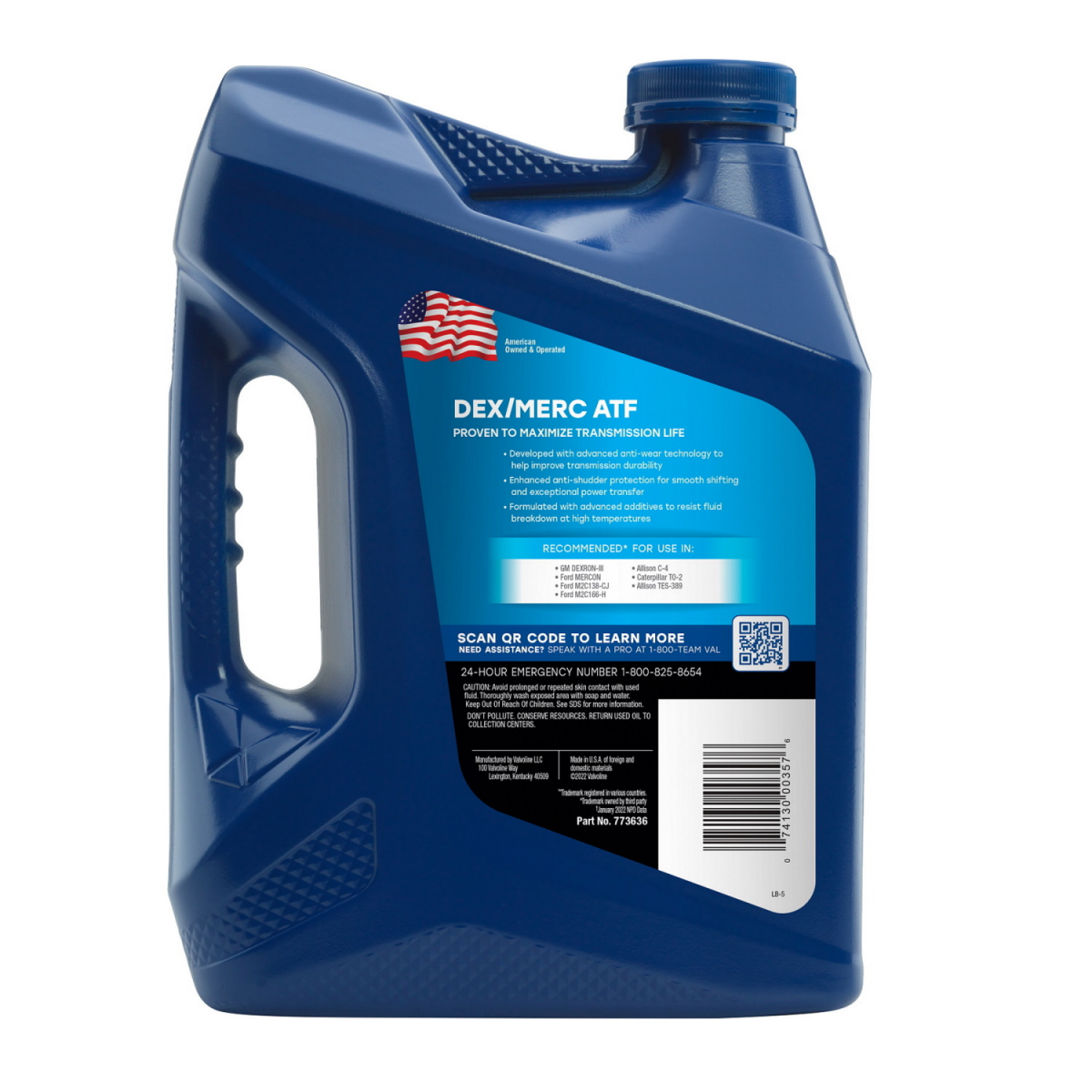 slide 2 of 2, Valvoline DEX/MERC (ATF) Automatic Transmission Fluid 1 GA, 1 ct