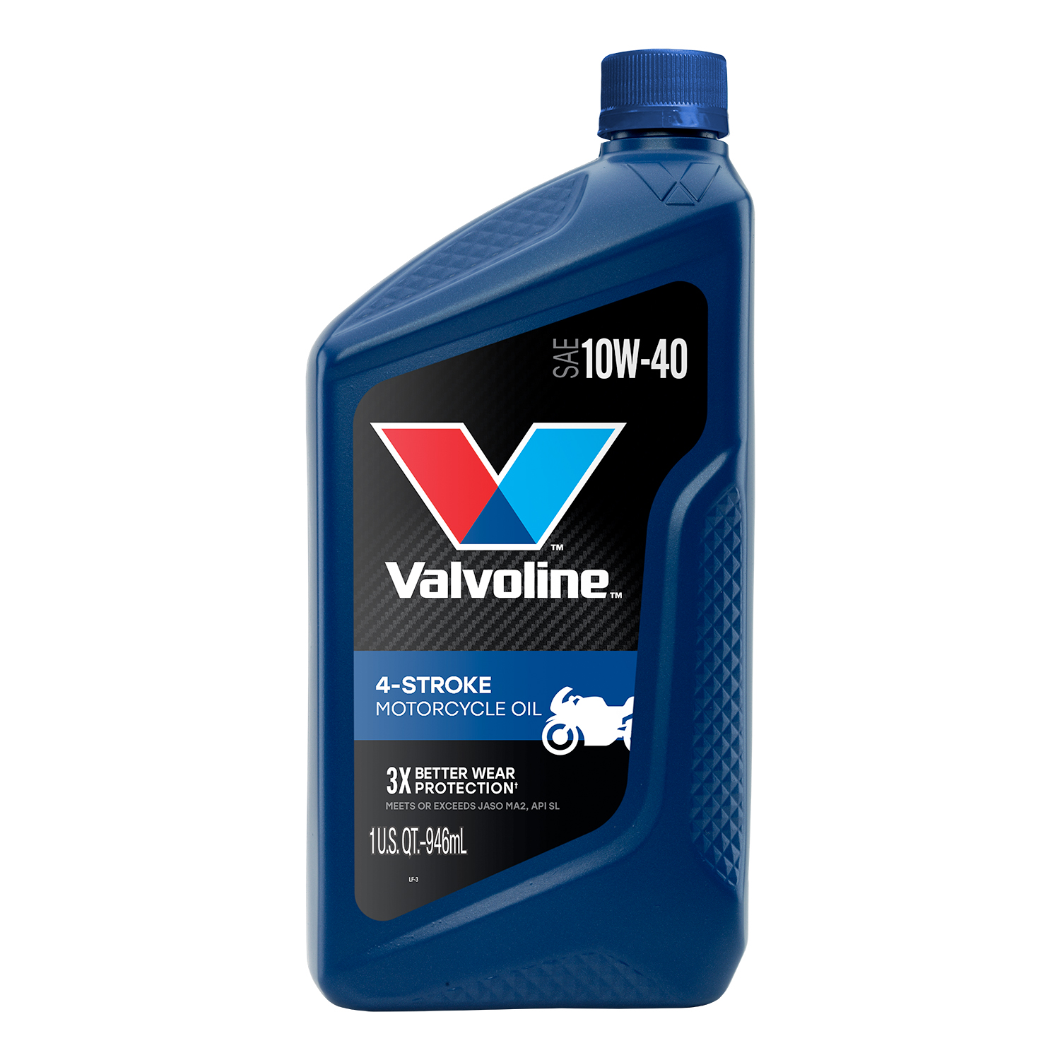 slide 1 of 2, Valvoline 4-Stroke Motorcycle SAE 10W-40 Motor Oil 1 QT, 1 qt