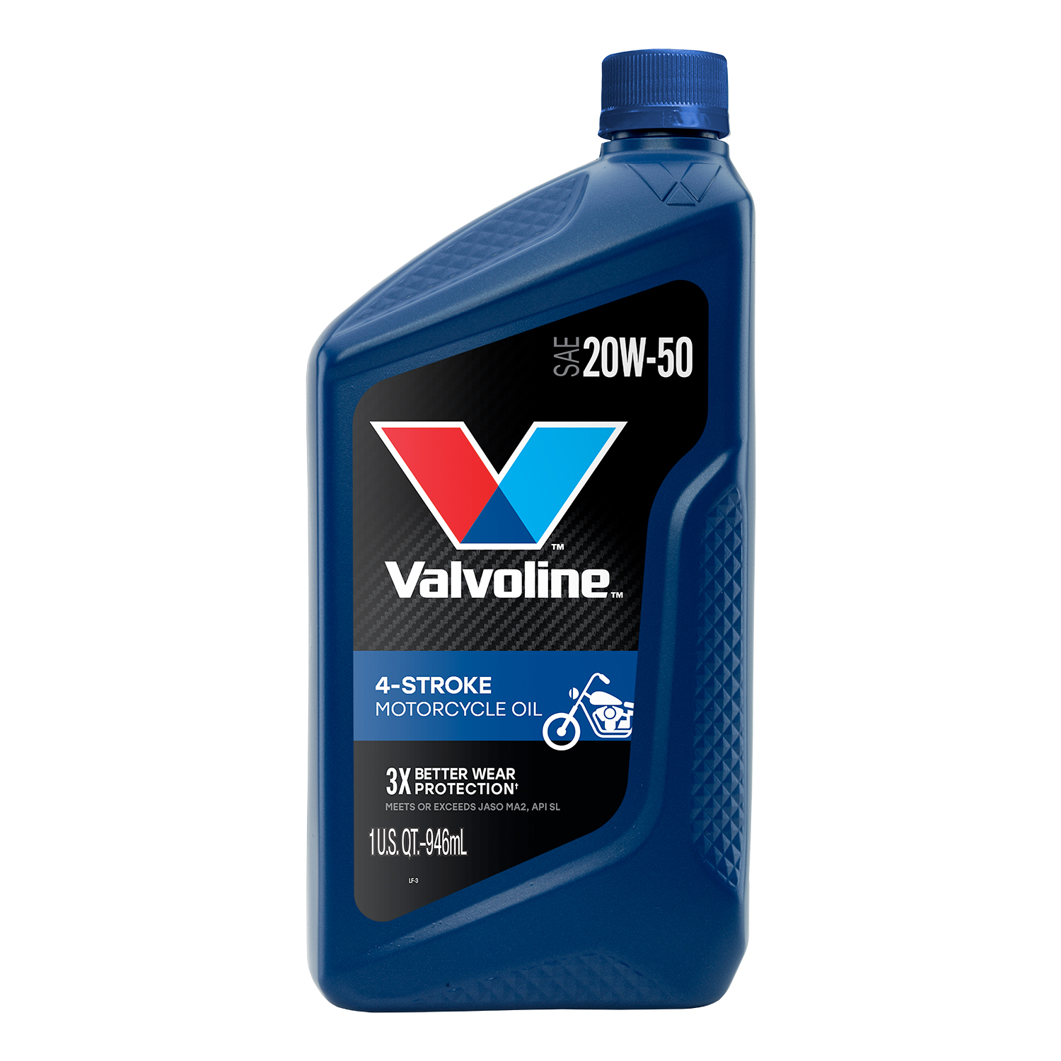 slide 1 of 2, Valvoline 4-Stroke Motorcycle SAE 20W-50 Motor Oil 1 QT, 1 qt