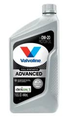 Valvoline Advanced SAE 0W-20 Motor Oil 1 qt