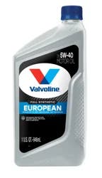 Valvoline European Vehicle Full Synthetic SAE 5W-40 Motor Oil 1 QT