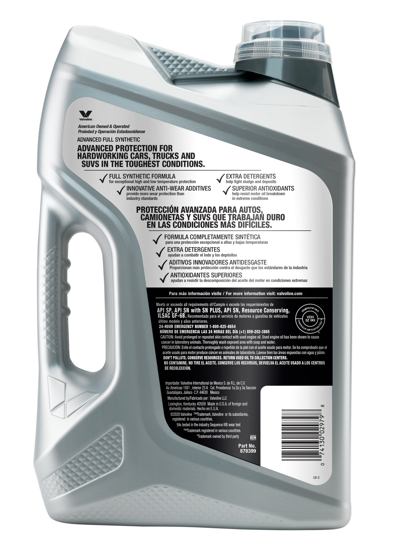 slide 2 of 2, Valvoline Full Synthetic SAE 0W-16 Motor Oil, Easy Pour, 1 ct