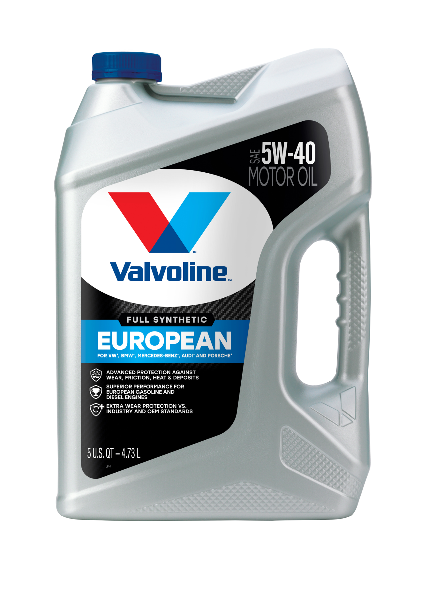 slide 1 of 2, Valvoline European Vehicle Full Synthetic SAE 5W-40 Motor Oil 5 QT, 1 ct