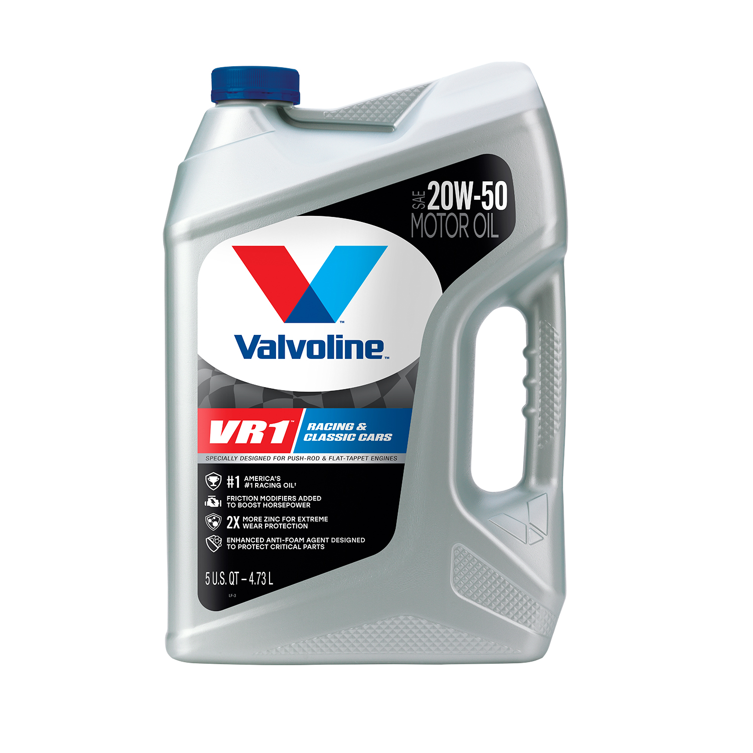 slide 1 of 1, Valvoline VR1 Racing SAE 20W-50 Motor Oil 5 QT, 1 ct