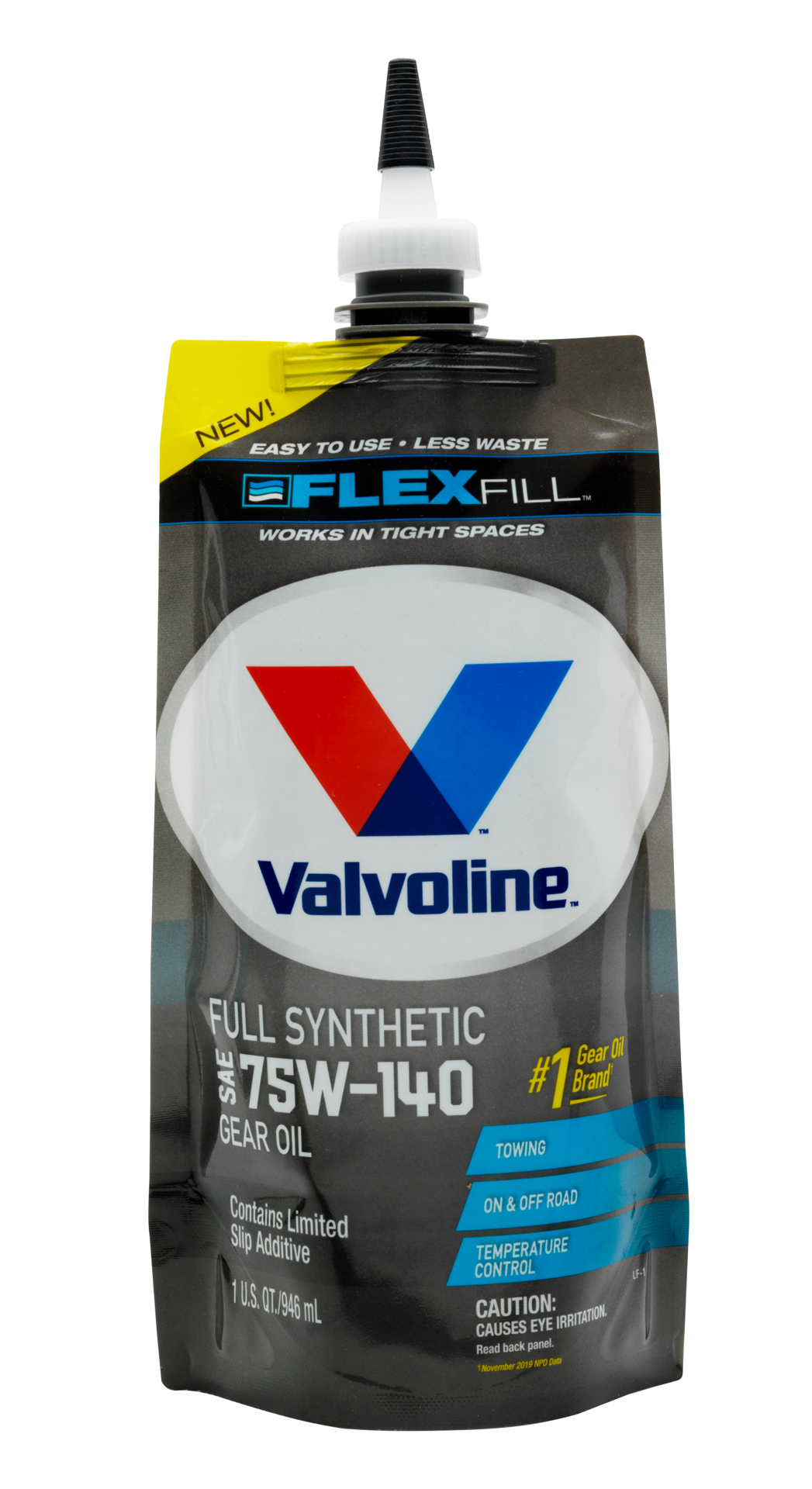 slide 1 of 2, Valvoline Full Synthetic SAE 75W-140 Gear Oil 1 QT Flex Fill, 1 ct