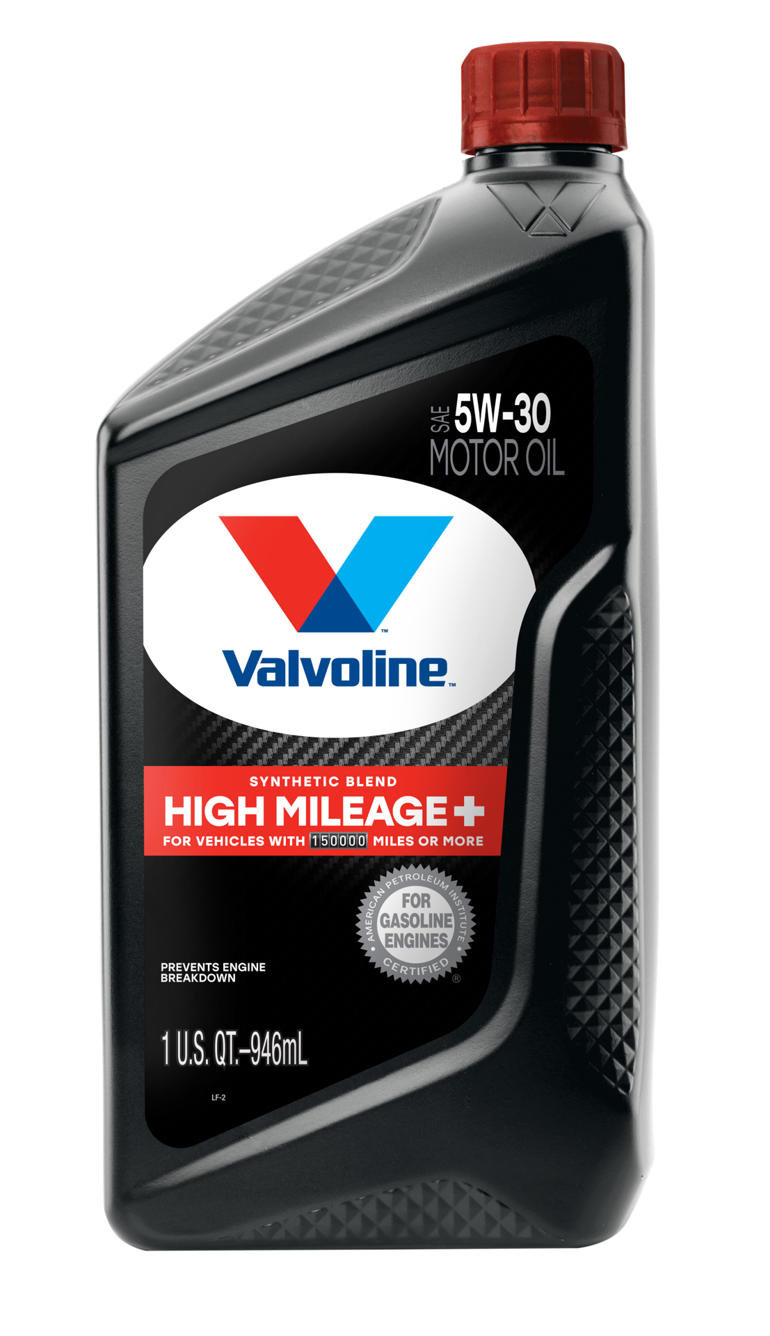 slide 1 of 2, Valvoline High Mileage MaxLife SAE 5W-30 Synthetic Blend Motor Oil, 1 ct