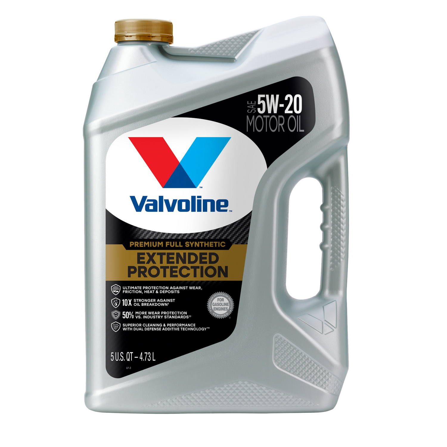 slide 1 of 2, Valvoline Extended Protection Full Synthetic Motor Oil SAE 5W-20 5 QT, 1 ct